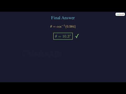 Angles Between Two Vectors