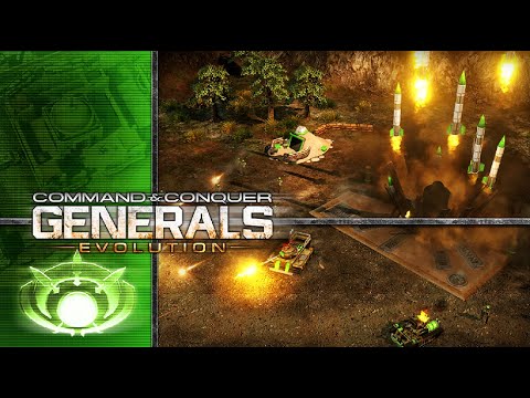 Command and Conquer-Generals Evolution 2021- 2 VS 2 - China and GLA vs USA