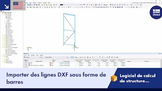 Importer des lignes DXF sous forme de barres