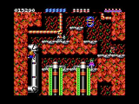 Rick Dangerous 2 - CGA 160x100 16 colour mode - level 4 full play