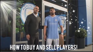 HOW TO BUY AND SELL PLAYERS IN EA FC 24 CAREER MODE!