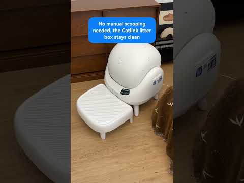 No manual scooping needed, the CATLINK litterbox stays clean!