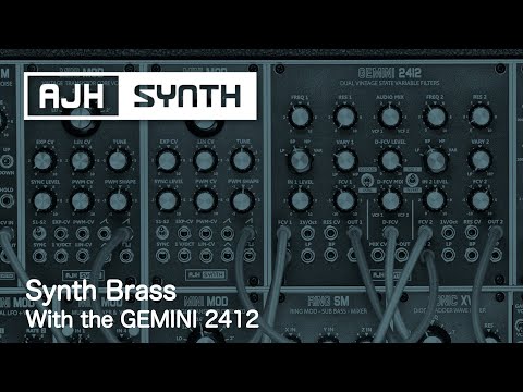 Patch of The Week: Synth Brass w/ Gemini 2412 - SEM-like sounds inspired by Jarre & 70's-80's