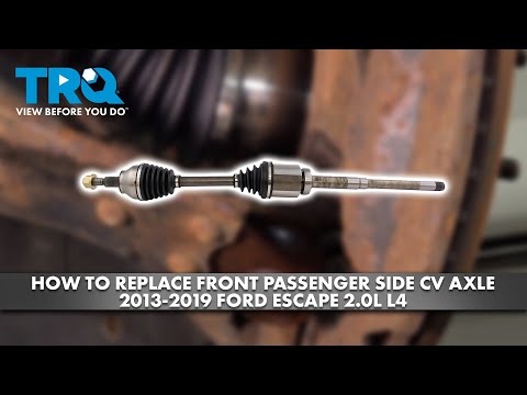How to Replace Front Passenger Side CV Axle 2013-2019 Ford Escape 2.0L L4