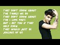 They Don't Know About Us - One Direction (Lyrics)