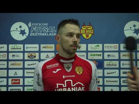 Robert Świtoń z Red Devils po meczu z Piastem Gliwice