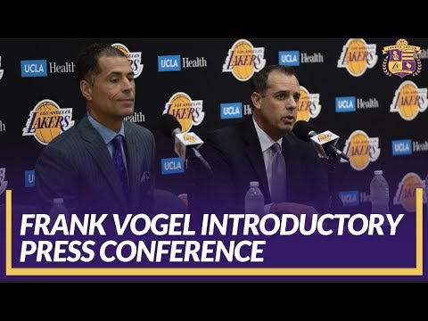Lakers Press Conference: Frank Vogel is Introduced as Head Coach, Pelinka Responds to Magic Johnson
