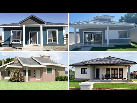 IDEIAS INCRÍVEIS DE FACHADAS DE CASAS COM TELHADO APARENTE! 🏠