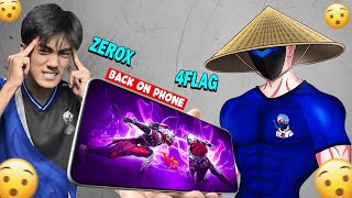 1vs1 With my Old Rival Zerox FF🔥 Can I Win ?📲  Back Together 🫂