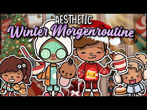 AESTHETIC WINTER - MORNING ROUTINE ❄️ | AESTHETIC ROUTINE/ STORY | TOCA BOCA STORY GERMAN