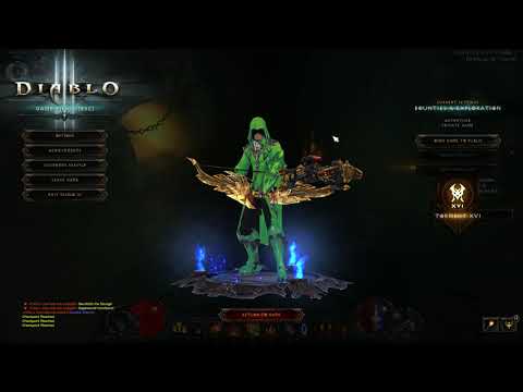Diablo 3 Demon Hunter GoD with Oddysey's End GR135 clear off-season