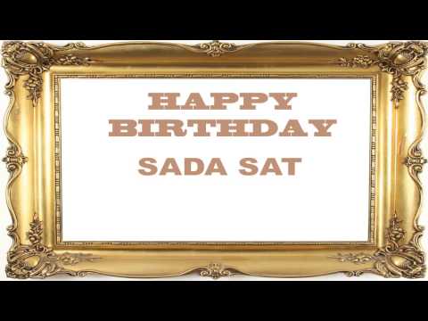Sada Sat   Birthday Postcards & Postales - Happy Birthday