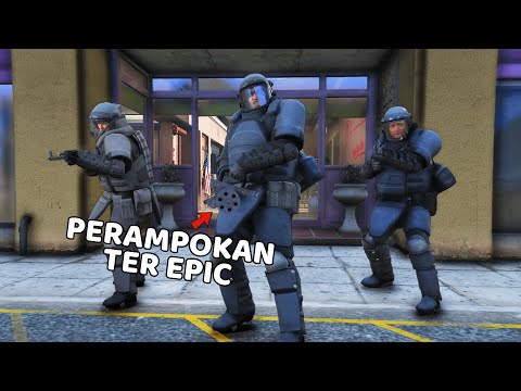MISI PERAMPOKAN TER EPIC DI GTA 5 - GTA 5 STORY