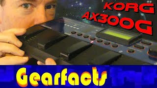 Video thumbnail for Ethereal sounds: Korg AX300G multi effects pedal by Gearfacts