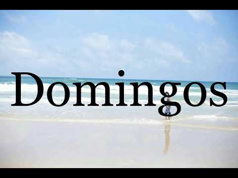 How To Pronounce Domingos🌈🌈🌈🌈🌈🌈Pronunciation Of Domingos