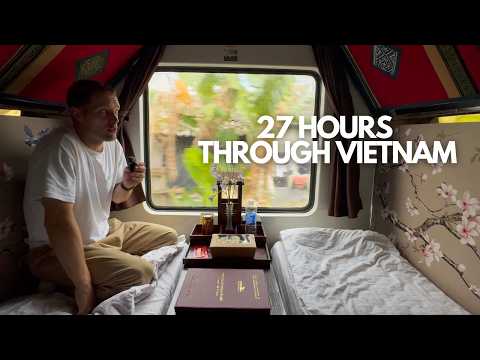 A nine hour sleeper bus and 16 hour sleeper train through Vietnam