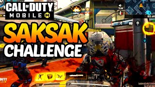 CALL OF DUTY MOBILE | SAKSAK CHALLENGE GAMEPLAY 2021 | CODM