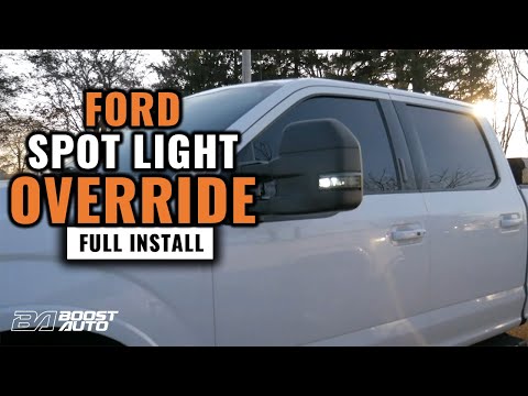 Ford Spot Light Mirror Override Mod // 2015-2020 F150 & 2017-2022 Superduty