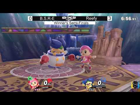 NBH Smash Ultimate 35 Losers Quarterfinals - Khaje (Bowser Jr) vs LiquidQ (Villager & Palutena)