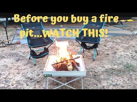 REVIEW: The Best Portable Fire Pit? FIRESIDE OUTDOOR POP-UP PIT
