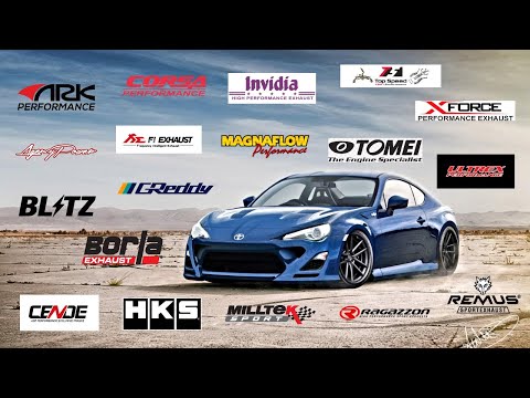 TOYOTA GT86/SUBARU BRZ/SCION FRS BEST EXHAUST SOUNDS...GREDDY, BORLA, MAGNAFLOW, INVIDIA, MILLTEK...