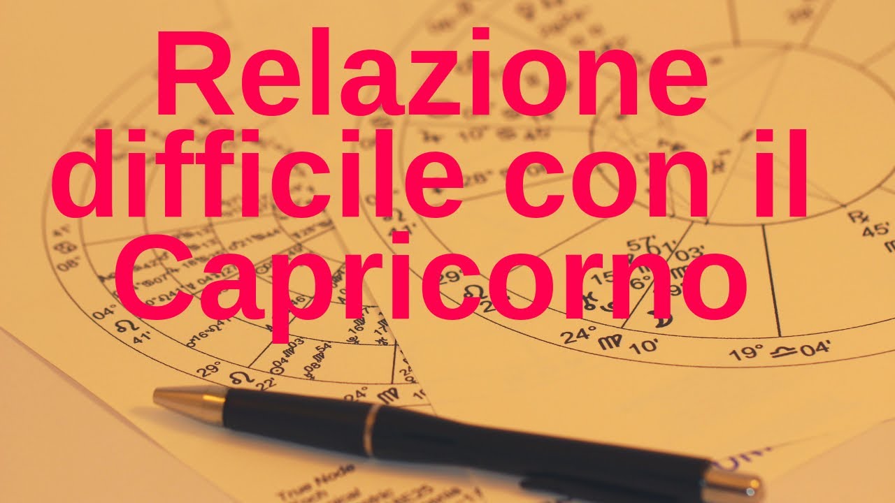 Perchè è difficile avere una relazione con un uomo del Capricorno