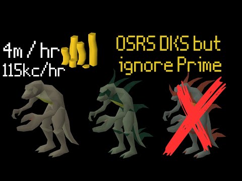 OSRS 4m/hr 2023 Dagannoth Kings, IGNORE Prime - 115kc/hr