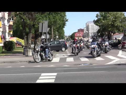 Parada motocykli ulicami miasta