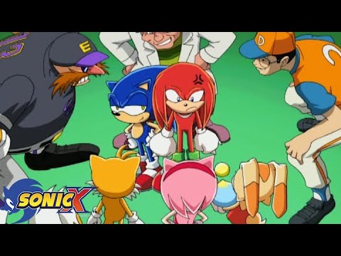 Sonic X | Sonic and friends play baseball with Eggman