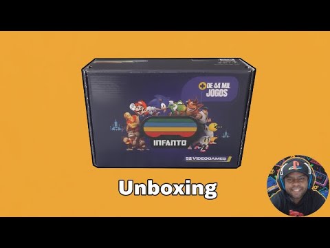 Infanto 4 - Meu 1° Console Retrô Games Com 44 MIL JOGOS