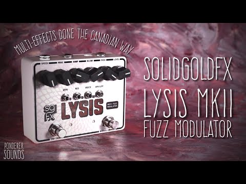 Immagine SolidGoldFX Lysis MkII Fuzz Modulator 2021 - White - 7