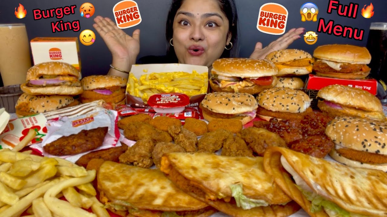 BURGER KING FULL MENU‼️KOREAN CHICKEN BURGER, CHICKEN WINGS, CHEESY FRIES, CHICKEN NUGGET, HASHBROWN