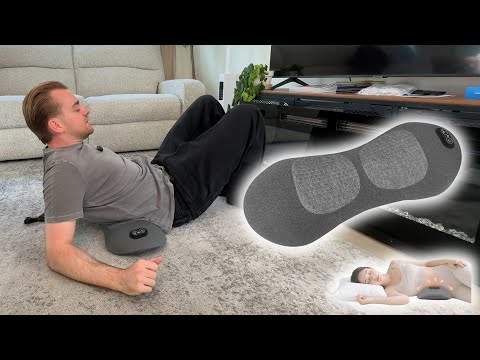 Lifiora 3-in-1 Electric Lumbar Support Pillow | Heat, Vibration & Traction for Back Pain
