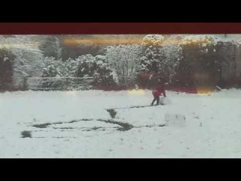 DRS Virus baut einen Schneemann