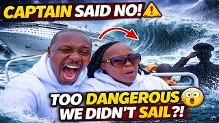 WAVES vs CRUISE SHIP | CAPTAIN REFUSED TO SAIL