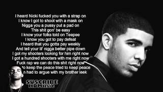 Back to Back - Drake (lyrics)