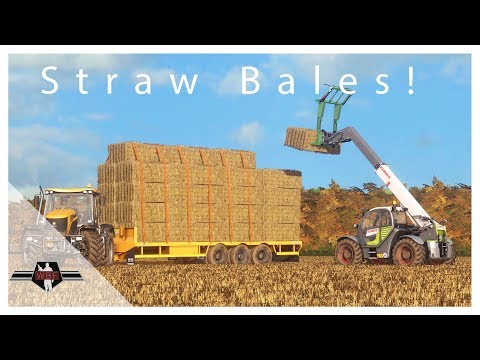 FS17 - Knuston Farm - Baling & Stacking!