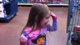 Spoiled Kids in Walmart.  Epic temper tantrum.  Self Control Fail.  Total mayhem rotten little bratz