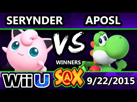 S@X 116 - Serynder (Jiggly Puff) Vs. Aposl(Yoshi) SSB4 Tournament - Smash Wii U - Smash 4