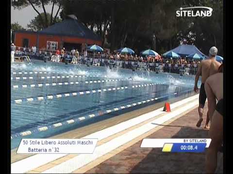 Serie 32 dei 50 Stile Libero  Assoluti Maschi Master - 11 Memorial Andrea Bettiol