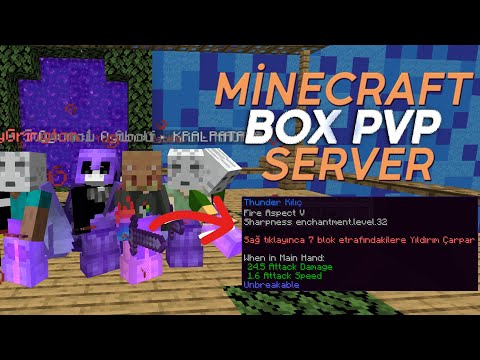 Insane Thunder Sword PvP on Minecraft Box Server! 😱
