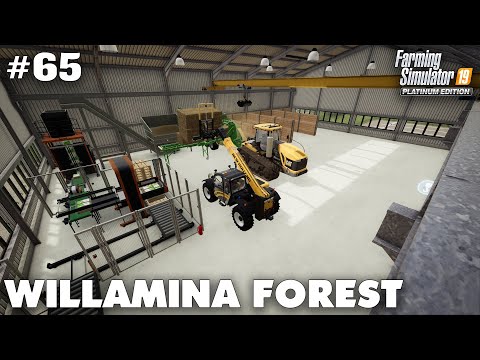 Willamina Forest #65 Making Straw Pelets, Farming Simulator 19 Timelapse, Seasons