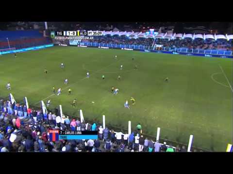 Gol de Luna. Tigre 1 - Aldosivi 0. Fecha 15. Primera División 2015. FPT.