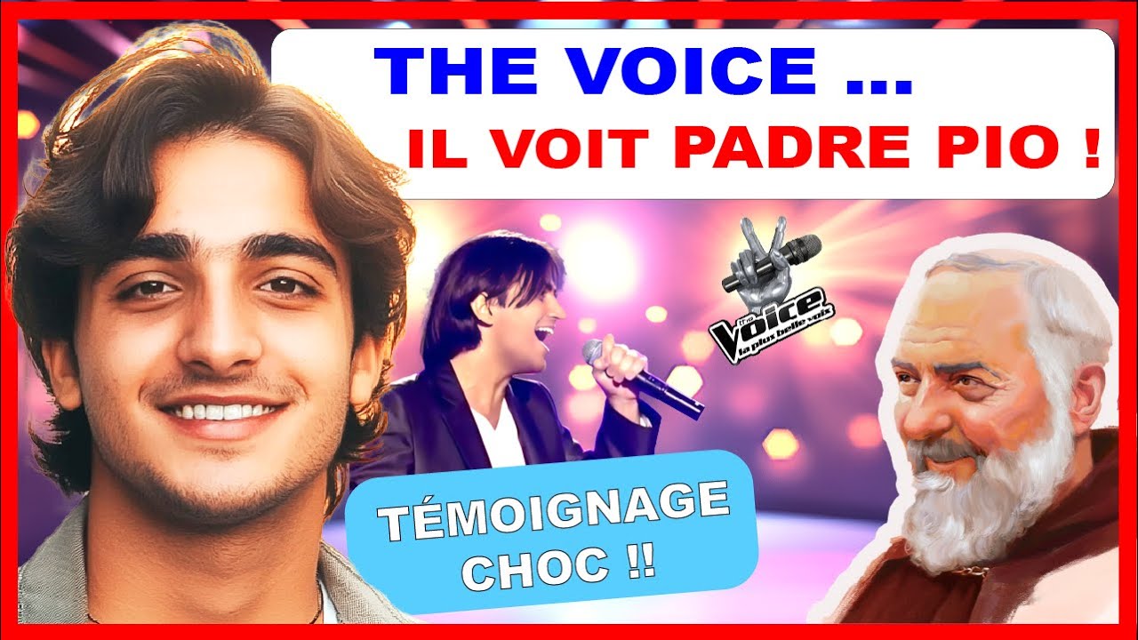 CHANTEUR de « THE VOICE », il voit PADRE PIO en songe qui lui PARLE ! 😮