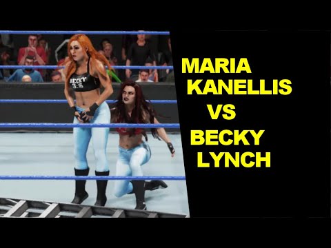 WWE 2K19 Maria Kanellis vs Becky Lynch - Hot Moms Match