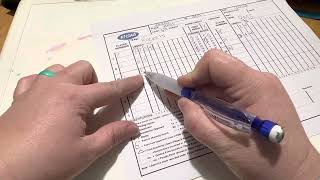 KHSAA volleyball score sheet for 6th grade game