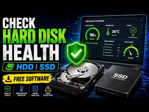 Check HDD and SSD health on Windows