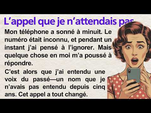 The Call I Didn’t Expect ☎️ | Learn French with Simple Story (A1–A2) | Frenchy Tales