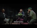 Pharrell and Snoop Dogg telling Caviar Gold Studio stories with Stevie Wonder