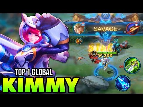 SAVAGE! KIMMY BEST BUILD 2021 | TOP 1 GLOBAL KIMMY GAMEPLAY | MOBILE LEGENDS
